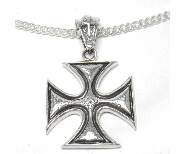 Rautaristi - Hopeinen kaulakoru Rautaristi - Hopeinen kaulakoru