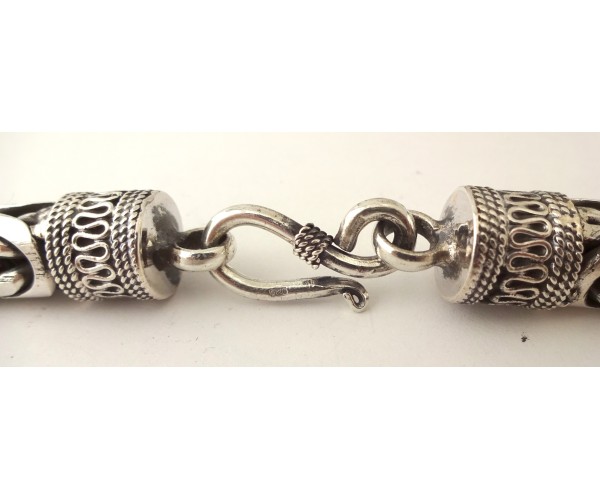 Viikinki - Hopeinen kaulaketju / 10 mm / 290-332g / 55-66cm