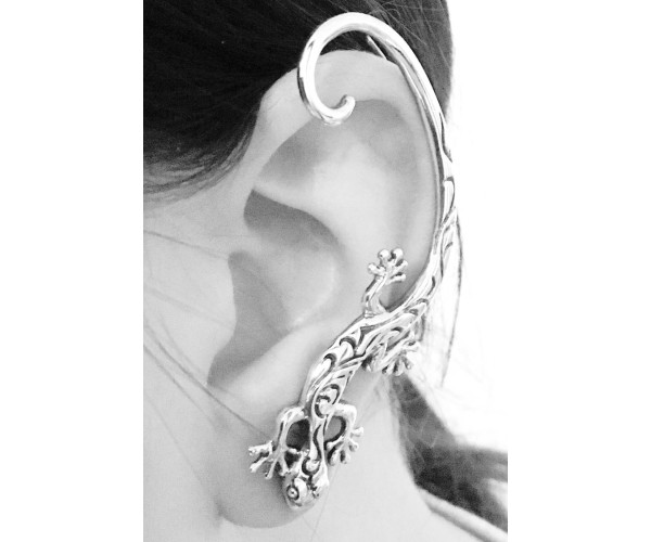 Lisko - Hopeinen korvakoru