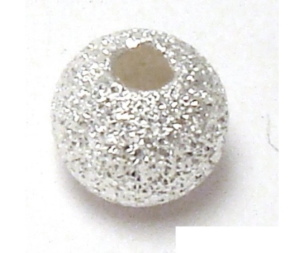 Timanttihiottu hopeahelmi, 6 mm