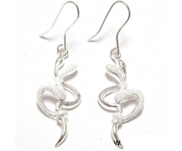 Twin Snakes - Hopeiset korvakorut