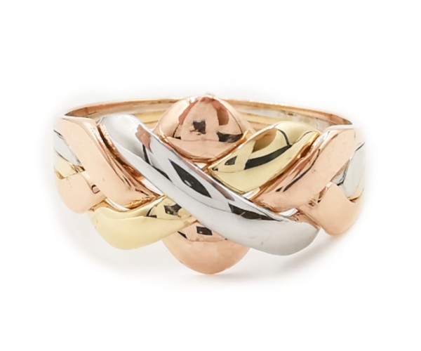 Pirunnyrkki: Kelta/valko/punakulta 4-osainen