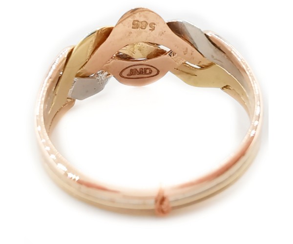 Pirunnyrkki: Kelta/valko/punakulta 4-osainen