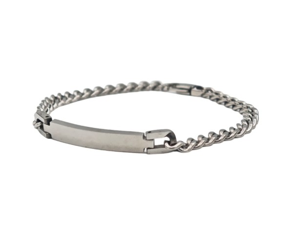 Teräksinen panssariketju laatalla  / 6 mm / 20cm