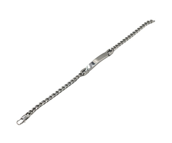 Teräksinen panssariketju laatalla  / 6 mm / 20cm