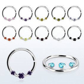 Shine Septum -koru 925 -hopeaa