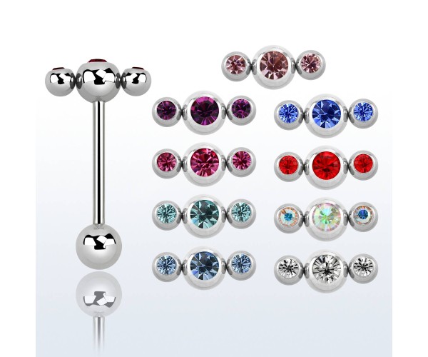 Spinner Barbell 2 [1,6 mm * 16 mm] - Kirurginteräs