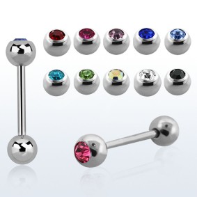 Zircon Barbell 2 [1,6 mm * 16 mm] - Kirurginteräs