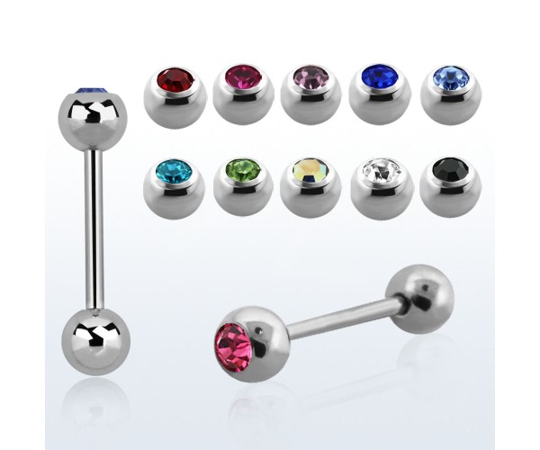 Zircon Barbell 2 [1,6 mm * 16 mm] - Kirurginteräs