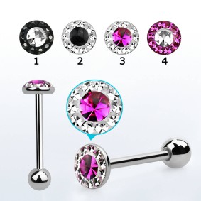 Twinkle Barbell [1,6 mm * 16 mm] - Kirurginteräs