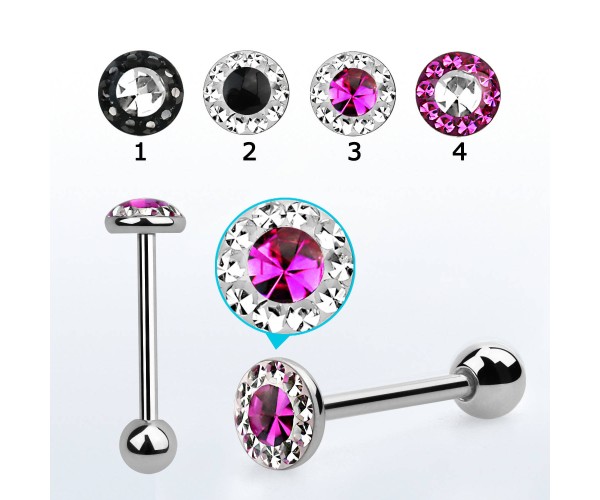 Twinkle Barbell [1,6 mm * 16 mm] - Kirurginteräs