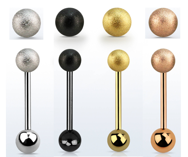 Shine Barbell [1,6 mm * 16 mm] - Kirurginteräs