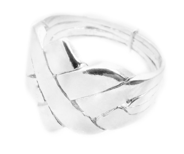 Oriental pirunnyrkki - Hopeasormus, 4-osainen