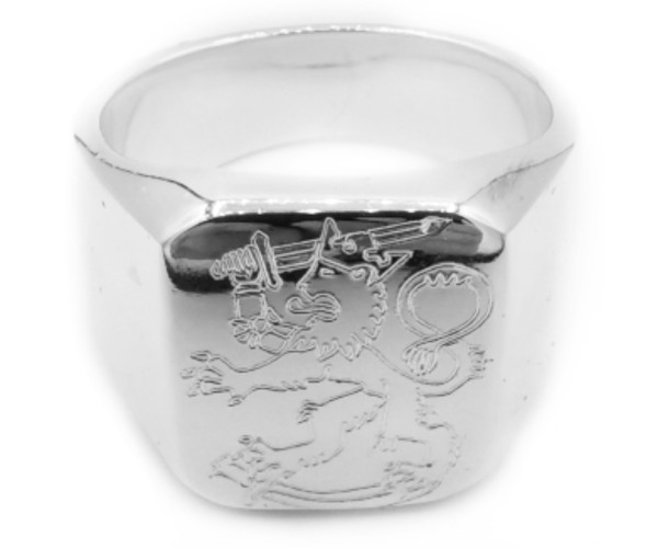 Suomileijona Ukko - Hopeinen kantasormus