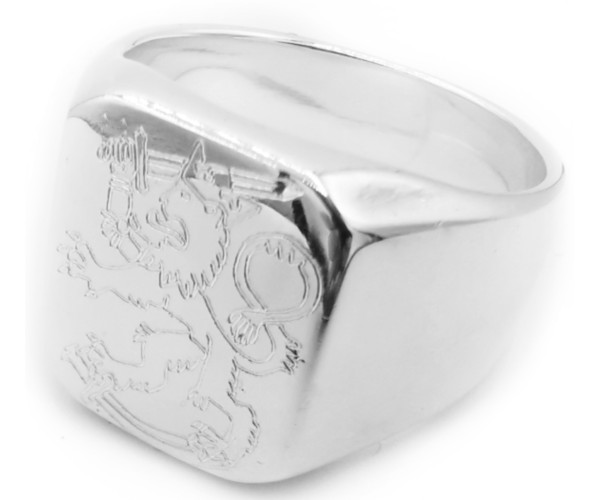 Suomileijona Ukko - Hopeinen kantasormus