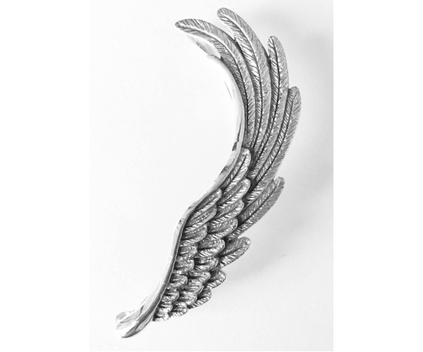 Siipi - Hopeinen korvakoru