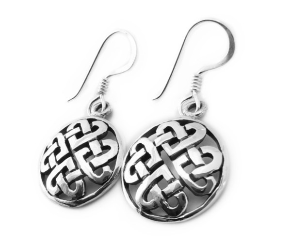 Ikuinen rakkaus - Hopeiset korvakorut