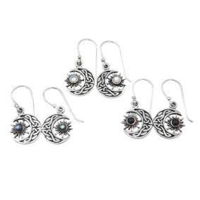 Grian Gealach - Hopeiset korvakorut