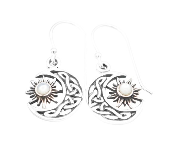 Grian Gealach - Hopeiset korvakorut