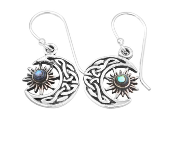 Grian Gealach - Hopeiset korvakorut