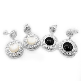 Henkäys - Hopeiset korvakorut