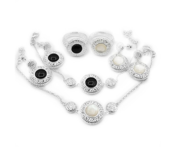 Henkäys - Hopeinen korusetti