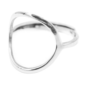 Kehä freesize - Hopeasormus