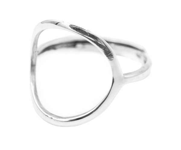Kehä freesize - Hopeasormus