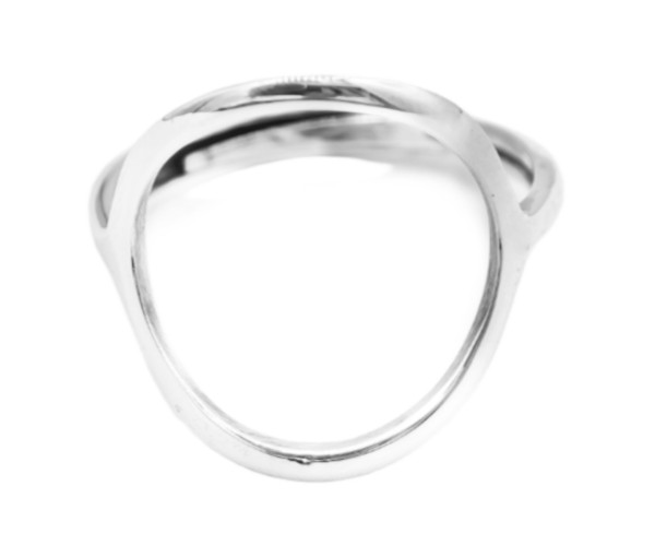 Kehä freesize - Hopeasormus