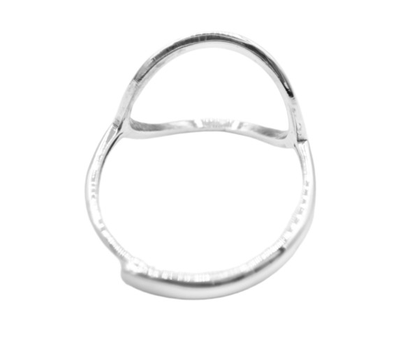 Kehä freesize - Hopeasormus
