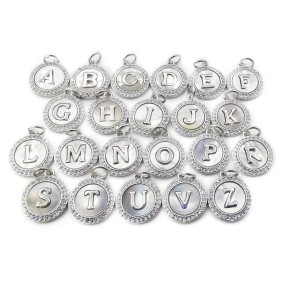 Säihke - Hopeinen kirjainriipus