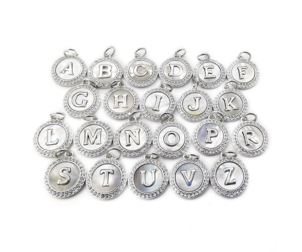 Säihke - Hopeinen kirjainriipus