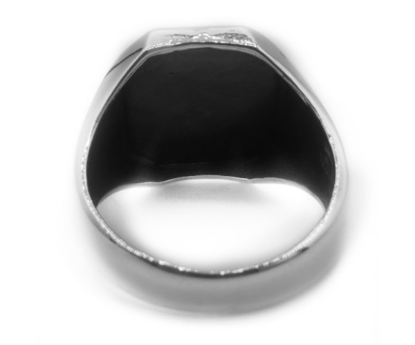 Kotka -  Hopeinen kantasormus