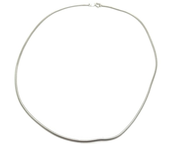 Hopeinen käärmeketju 7-9g / 40-50cm / 2mm