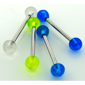 Neon 2 - Barbell UV [1,6 mm * 16 mm] - Kirurginteräs
