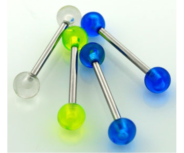 Neon 2 - Barbell UV [1,6 mm * 16 mm] - Kirurginteräs