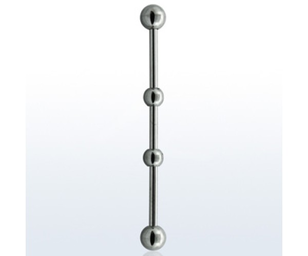 Helmet - Industrial barbell [1,6 mm * 38 mm] - Kirurginteräs