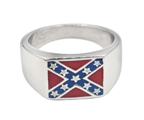 Etelävaltioiden lippu - Teräksinen kantasormus