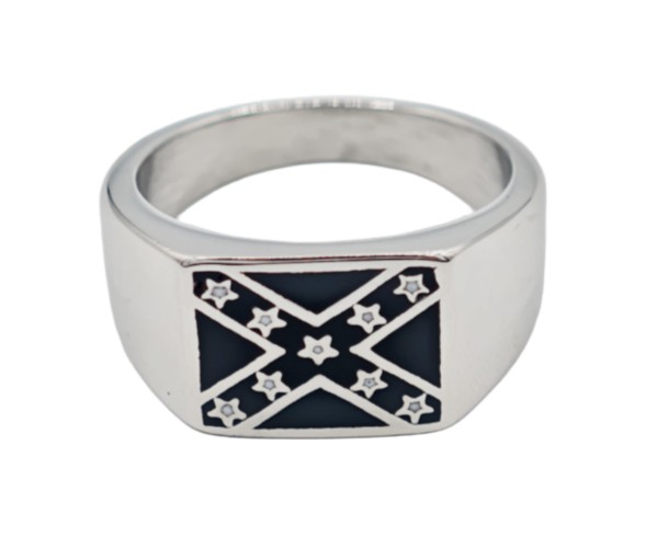 Etelävaltioiden lippu - Teräksinen kantasormus